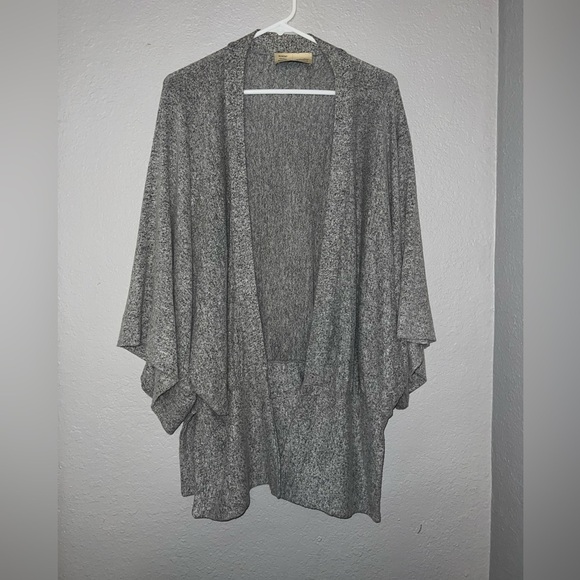 Saturday Saturday Anthropologie Oversize Gray Cardigan Kimono - Picture 1 of 7